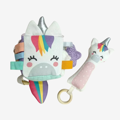 Set Regalo +3 Meses *UNICORNIO* (Cubo Sensorial + Bastón) - comprar online