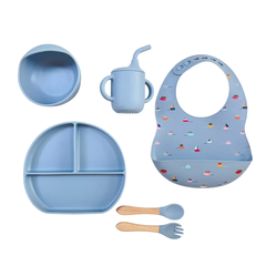 Set Alimentación Silicona (6 piezas) *Gris*