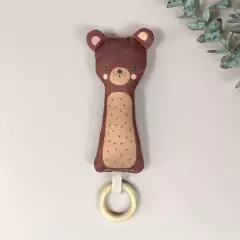 Set Regalo +3 Meses *OSO* (Cubo Sensorial + Bastón) - Coco House Kids