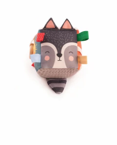 Imagen de Set Regalo +3 Meses *MAPACHE* (Cubo Sensorial + Bastón)