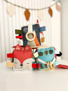 Cubo Sensorial Zorro · FOXY · - Coco House Kids