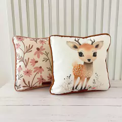 Almohadón Cierva Ilustrado (28x28) en internet