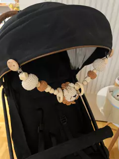 SET Sonajero Cochecito y Anillo Tejidos *León* - comprar online