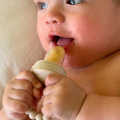 Chupete para Fruta - Rosa (agarre silicona) en internet