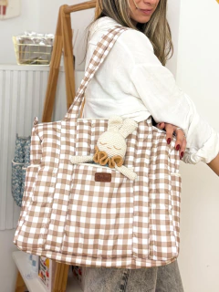Bolso Maternal *Vichy Tostado* en internet