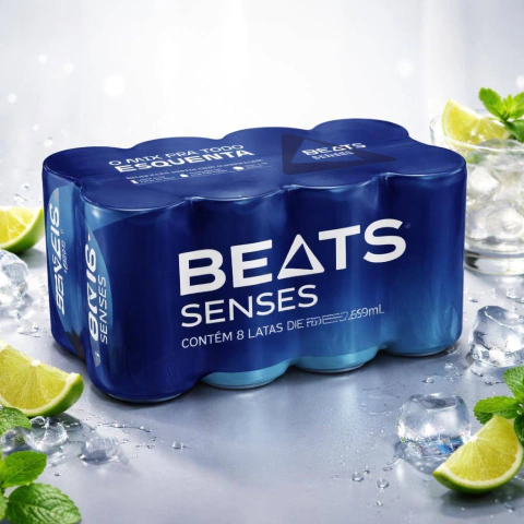 Pack Skol Beats Senses Lata 269ml - 8 Unidades