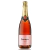 Garrafa de espumante Cava Codorníu Clasico Rosado 750ml com rótulo rosa e tampa dourada