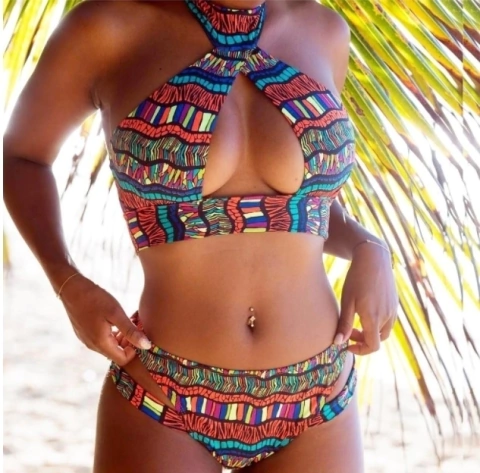 Biquíni Estampa Tropical cod 4005