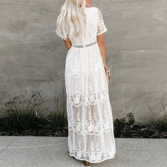 Vestido White Longo cod 2964 - Dally Modas