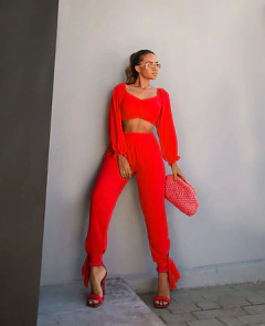 Conjunto em Viscolinho cod 0788 - Dally Modas