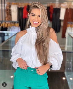 Blusa Alta Gola Lastex 0149 - comprar online