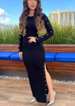 Vestido Longo com Botões DL 9714 na internet