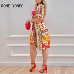 Vestido Curto Estampado cod 0629 - comprar online