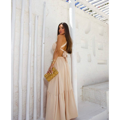 Vestido Longo Frente única DL 5061 na internet