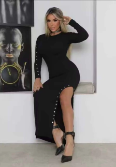 Vestido Longo com Botões DL 9714 - comprar online