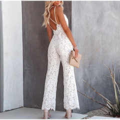 Macacão Longo Rendado cod 0131 - comprar online