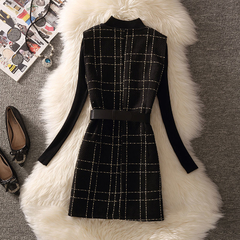 Conjunto Blusa Manga Longa Vestido Cinto DL 920 - comprar online