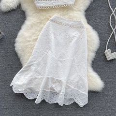 Conjunto Cropped e Saia cod 0239 na internet