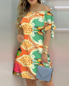 Vestido estampado Ciganinha cod 0151 - comprar online