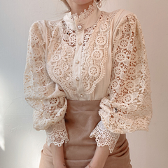 Blusa De Renda Manga Longa Cod 5005 - comprar online
