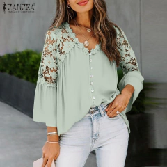Blusa Manga Longa Com Reda COD 0135