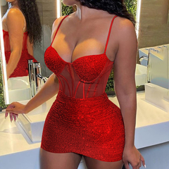 Vestido Curto Paetês cod 0898 - comprar online