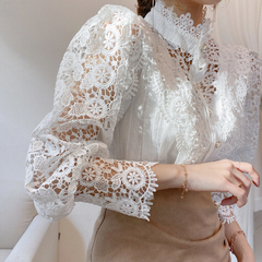 Blusa De Renda Manga Longa Cod 5005 na internet