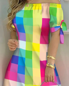 Vestido estampado Ciganinha cod 0151 - Dally Modas