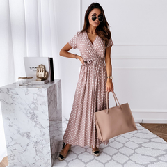 Vestido Longo Poá Cod 2412 - comprar online