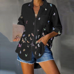 Blusa Estampa de Borboletas cod 5056 na internet