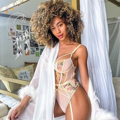 Body Floral Bordado cod 4074 - loja online
