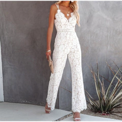 Macacão Longo Rendado cod 0131