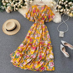 Vestido Estampa Floral DL 155 - Dally Modas