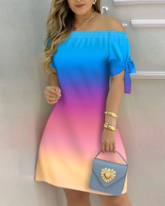 Imagem do Vestido estampado Ciganinha cod 0151