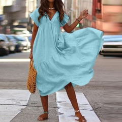 Vestido Midi Em Camadas cod 2787 - comprar online