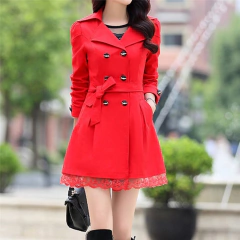 Sobretudo Feminino Detalhe na Barra cod 9001 na internet