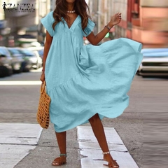 Vestido Midi Em Camadas cod 2787 na internet