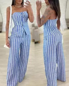 Conjunto Blusa e Calça Listrada cod 107