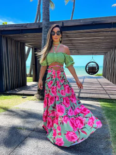 Conjunto com Estampa Floral DL 9103 - comprar online