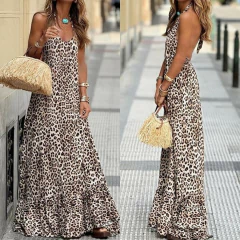 Vestido Longo Estampa Animal Print DL 7049 - loja online