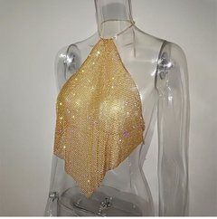 Cropped Strass cod 2045 - Dally Modas