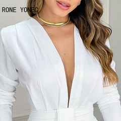 Vestido Branco Manga Longa Cod 0019 - comprar online