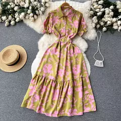 Vestido Estampado Lorrana DL 2725 - comprar online