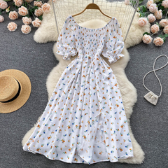 Vestido Midi Estampa Floral cod 1242 - Dally Modas