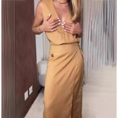 Vestido Cristina DL 9389 - Dally Modas