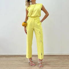 Conjunto blusa e calça DL 537