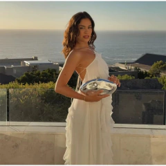 Vestido Branco Babados Cod 355 na internet