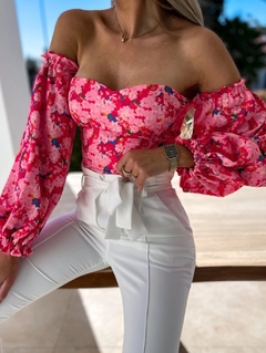 Blusa Manga Longa Estampa Floral cod 1265 - comprar online
