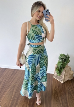 Conjunto Top e Saia cod 1197 na internet