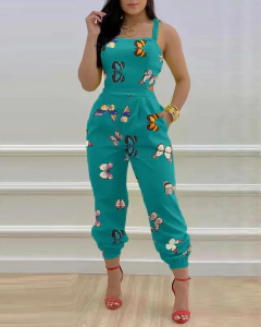 Macacão Longo Estampado cod 8072